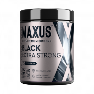 Презервативы анальные "Maxus Black" черные, 15шт